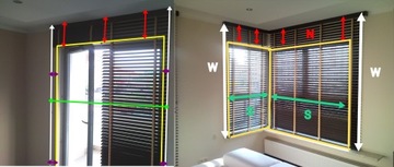 фото ориг. №10, Blinds wooden 50mm aluminum bamboo shutters