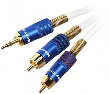 KABEL 2RCA JACK MONKEY CABLE CONCEPT MCTJ2P5 5m