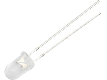 Dioda Diody LED 5mm ZIELONA clear 12V 10szt (2457)