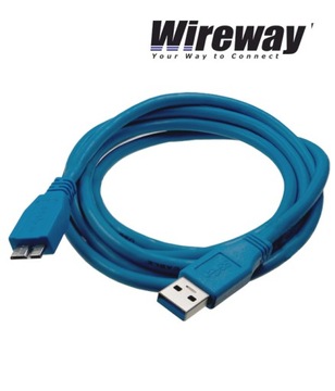 KABEL USB 3.0-micro B USB DO DYSKU WIREWAY 1,8m