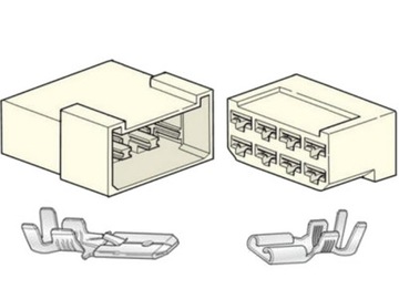 ZŁĄCZE KONEKTOROWE 8 PINOWE OK-8 OK8 OP-8 OP8