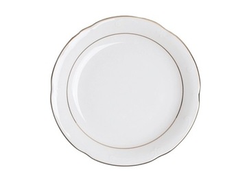B014 TALERZ PŁYTKI 17cm KAMELIA CHODZIEŻ PORCELANA