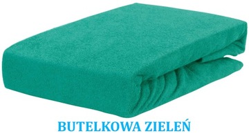 BUTELKOWE PRZEŚCIERADŁO FROTTE Z GUMKĄ 200x220