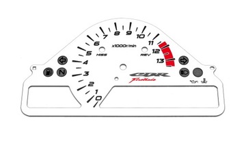 Honda CBR 1000RR 2004-2005 v2 Tarcza Zegara BIAŁA