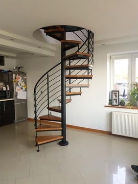 фото ориг. №8, Stairs curved spiral balustrady forged blacksmith
