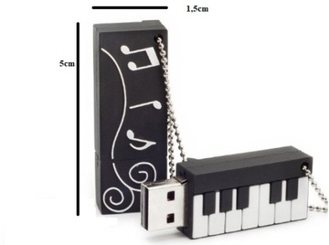 PENDRIVE 3.0 USB 16 GB ORGANY KEYBOARD MUZYKA PL24