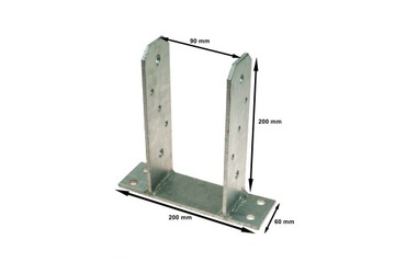 ОСНОВАНИЕ СТОЛА НА БОЛТОВОМ СТОЛЕ TT 90x200x200