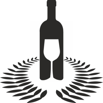Dekoracja Naklejka do kuchni na ścianę Wino butelka 35 cm