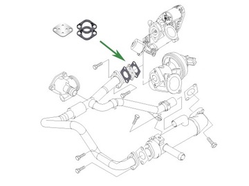 Zaślepka EGR 2.0 2.2 2.4 TDCI FORD Mondeo Transit