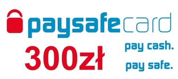 PaySafeCard 300 zł PSC Kod PIN Karta Portfel 300zł