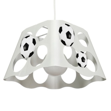 Lampa wisząca MUNDIAL biała V.3 żarówka LED extra