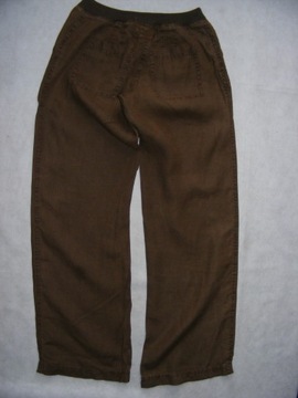 RIVER ISLAND lniane spodnie z szeroką nogawką 34