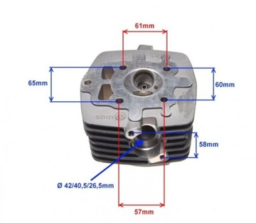 КОМПЛЕКТ ЦИЛИНДР + ГОЛОВКА SHINERAY 125 atv Cross