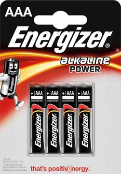 BATERIA ENERGIZER ALKALINE POWER AAA LR03 1,5V 4SZ