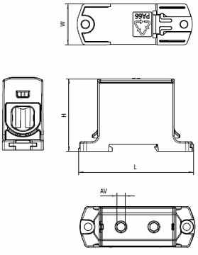 Соединитель рельса Morek MAA1240B10 35-240 мм2