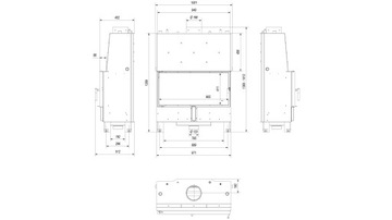 Камин с водяной рубашкой Lucy Chimney Insert мощностью 20 КВт + БЕСПЛАТНО