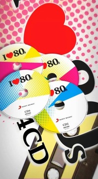 I LOVE 80's Marek Sierocki, 4 CD BOX, УНИКАЛЬНОЕ 1-Е ИЗДАНИЕ