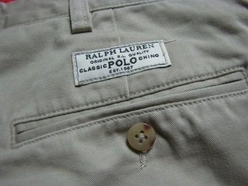 POLO Ralph Lauren CHINO Oryginalne Spodnie W36 L36