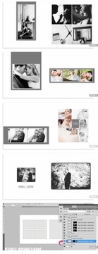 Свадебная ФОТОКНИГА DVD16 30x30 ФОТОШОП PSD Шаблоны Дизайны 30x60