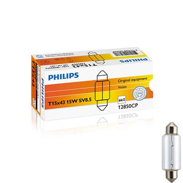 Philips Żarówki C15W T15x43 Vision +30% światła