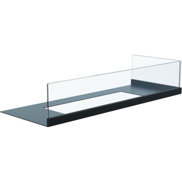 фото ориг. №7, Biofireplace black suspended angular delta right 600 tuv glass aromatherapy