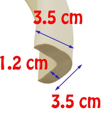 ЗАЩИТНАЯ ПЕННАЯ ЛЕНТА ДЛЯ УГЛОВ, LSHAPE толщина, 200 см