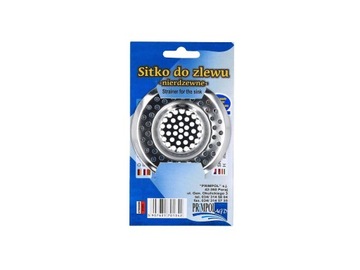 SITKO DO ZLEWU ODPŁYWU UMYWALKI SUPER JAKOŚĆ INOX
