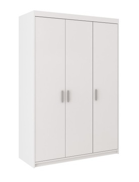 LT/E3D SZAFA GARDEROBA 133 BIAŁA KLASYCZNA white
