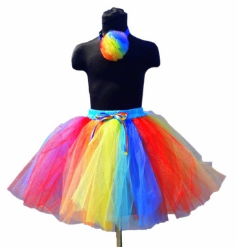 TUTU TĘCZOWA, RAINBOW DASZ 140