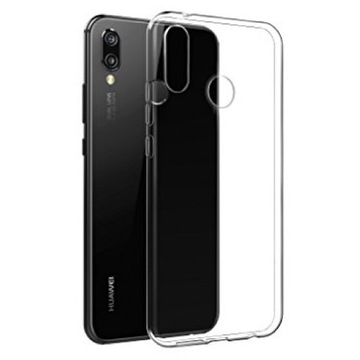 Тонкий ПРОЗРАЧНЫЙ КОРПУС + стекло 9H для Huawei P20 Lite