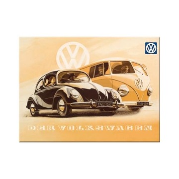 Магнит Volkswagen Beetle, Bulli Nostalgic 14150