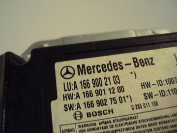 ДАТЧИК ПОДУШКИ БЕЗОПАСНОСТИ MERCEDES ML W166 A1669002103