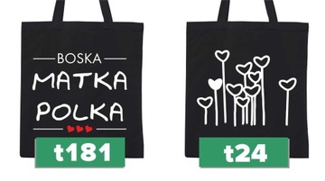 ЧЕРНАЯ СУМКА НА МОЛНИИ ЖЕНСКИЙ ДЕНЬ ЭКО ПОДАРОК