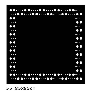 bieżnik obrus mata filcowy filcowa filc B55 85x85