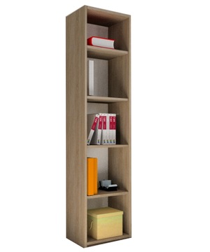 Книжная полка Asia 30 x 176 x 30 см Дуб Сонома