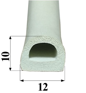 Uszczelki samoprzylepne okienne SD-54 12x10mm 50m