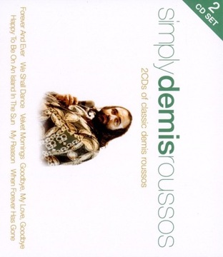 Demis Roussos Simply The Best 2 CD 40 HITS MY FRIEND THE WIND WSPOMINAMY