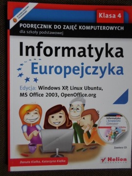 INFORMATYKA EUROPEJCZYKA KL. 4 Podr. Kiałka HELION