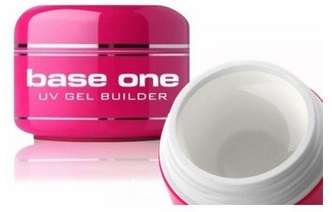 slay BASE ONE CLEAR GEL прозрачный, 50 г, серебристый