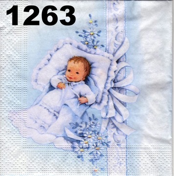 Serwetki do decoupage-1szt- CHRZEST -NR 1263