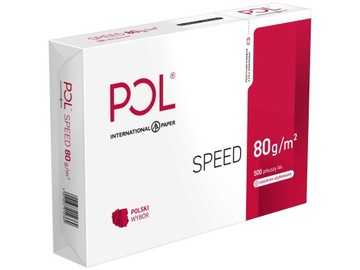 Papier ksero Polspeed A4 80g -1 ryza (500ark.)