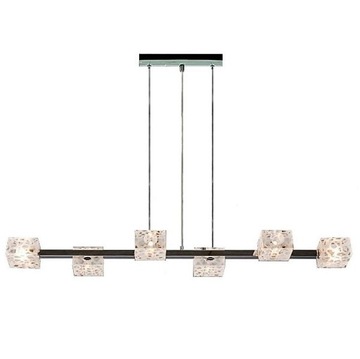 LAMPA SUFITOWA KRYSZTAŁOWA PORTO 6x SANNELI DESIGN