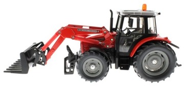 Трактор Siku Massey Ferguson S3653 с фронтальным погрузчиком