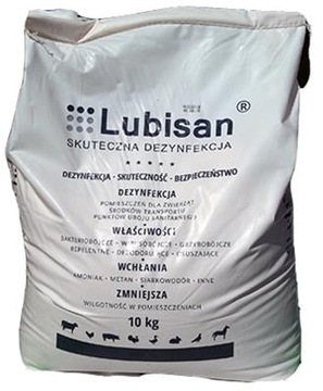 LUBISAN 10kg sucha dezynfekcja króliki bydło !