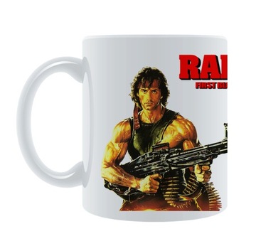 RAMBO - kubek ceramiczny - Sylvester Stallone