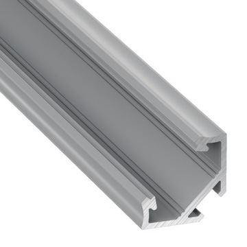 PROFIL DO LED KĄTOWY 45° SUROWE ALUMINIUM TYP C 1M