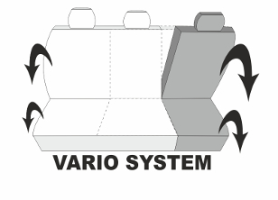 Чехлы на сиденья CITROEN C3/C4/C5/BERLINGO XSARA