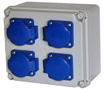 СТРОИТЕЛЬНЫЙ РАСПРЕДЕЛИТЕЛЬНЫЙ ЩИТ 4x230В 16А 2P+Z IP54