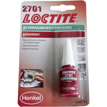 LOCTITE 2701 KLEJ ANAEROBOWY DO GWINTÓW 5ML