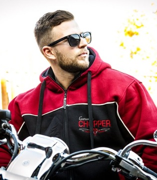 Kurtka męska, motocyklowa bluza chopper bobber M